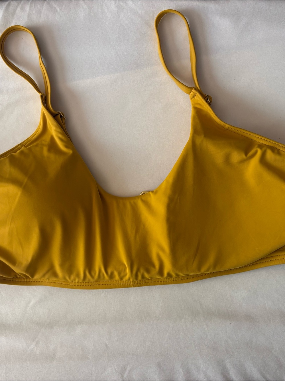 La Vie En Rose Mustard Yellow bikini Top